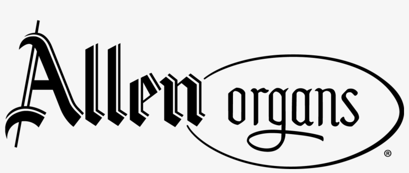 Allen Organs Logo Black Png - Allen Organs, transparent png #4047817