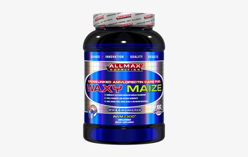 Allmax Nutrition - Waxy Maize Unflavored - 4.4 Lbs., transparent png #4047976