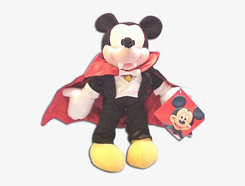 Vampire Mickey Mouse Plush, transparent png #4048042