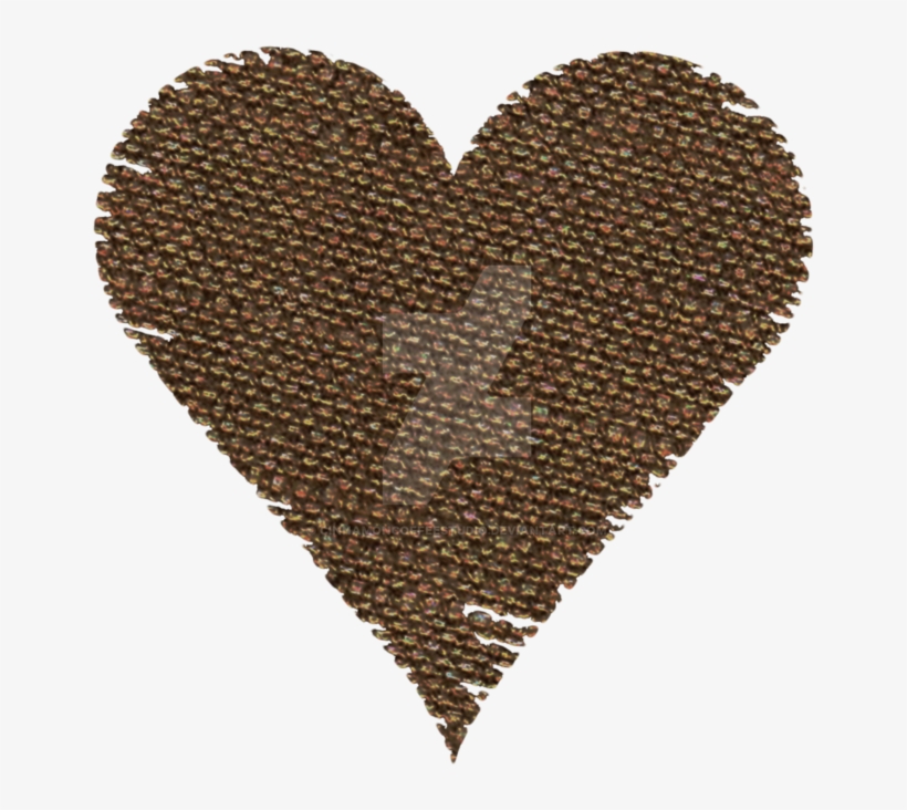 Burlap Heart Clipart By Cinnamoncoffeestudio On Deviantart - Heart, transparent png #4048136