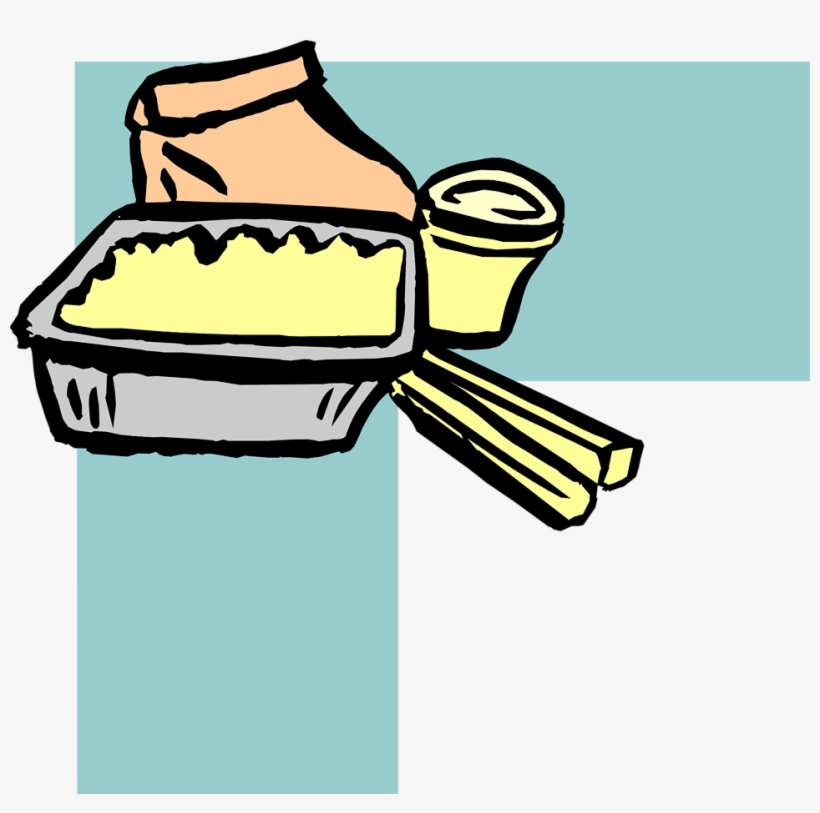 Chinese Clipart Frame - Food Border Clipart Corner, transparent png #4048160