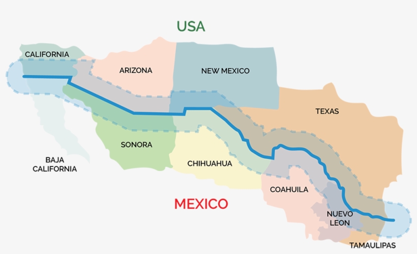 Strategic Border Locations Offer Flexibility For Distribution - Map, transparent png #4048177