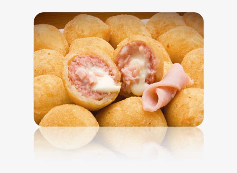 50 Coxinha De Presunto E Queijo Ja Fritas - Risole De Presunto E Queijo, transparent png #4048202