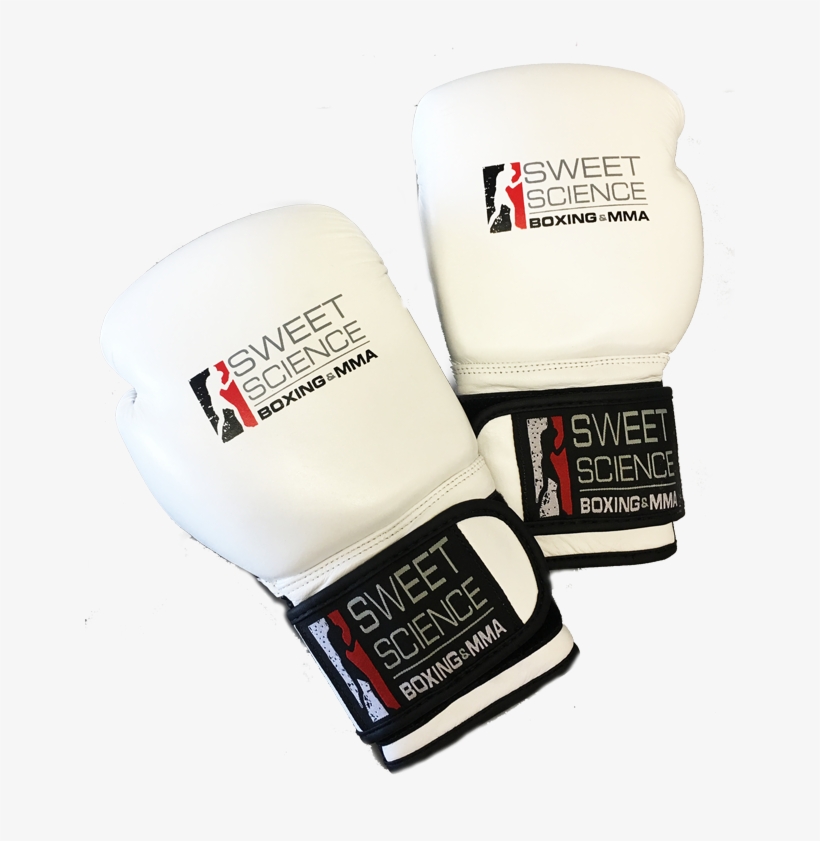 Sweet Science 16 Oz Boxing Gloves White, transparent png #4048294