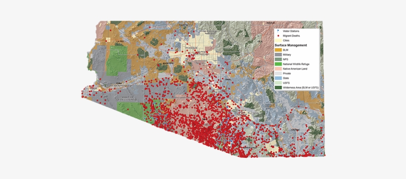 <migrant Death Map - Map, transparent png #4048515