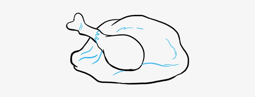 How To Draw Turkey Dinner, transparent png #4048792