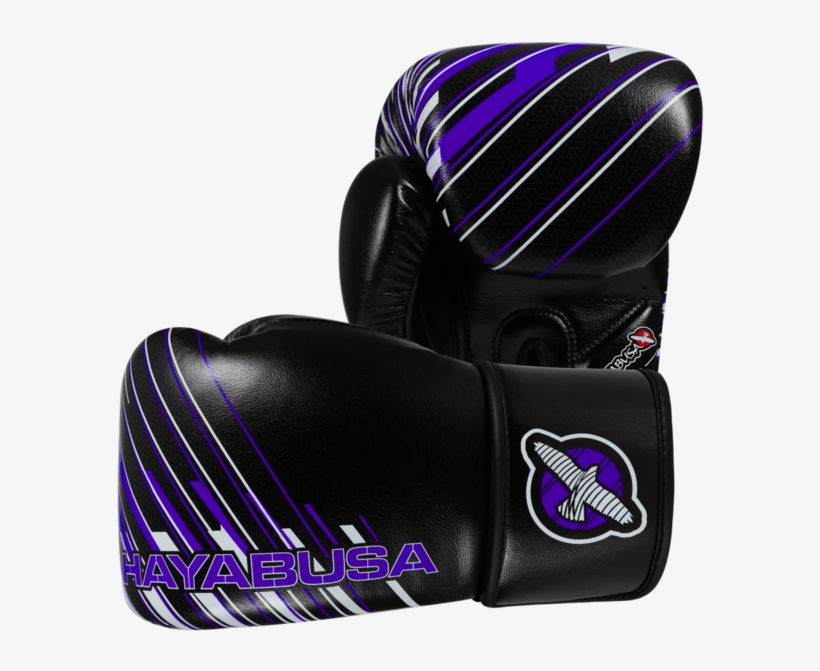 Hayabusa Ikusa Charged 10oz Gloves - Hayabusa Ikusa Charged Gloves - Black-purple - 10 Oz., transparent png #4048856