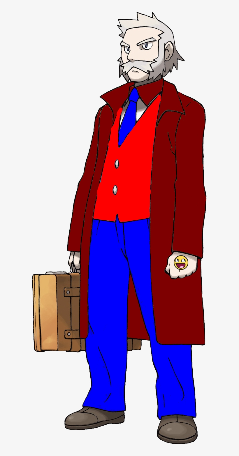 Professor Spruce - Pokemon Professor Rowan, transparent png #4049253