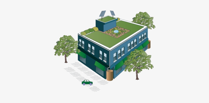 Ian Symbol Urban Green Building - Green Architecture Buildings Drawing, transparent png #4049772