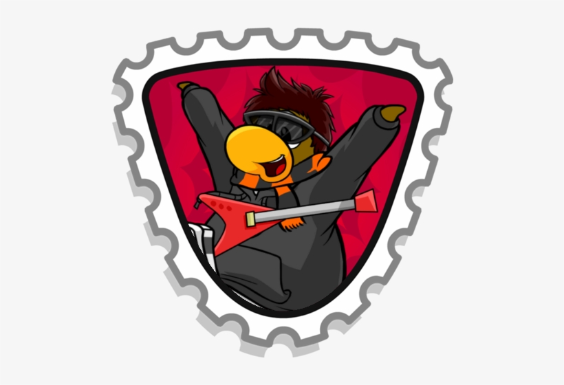 The Puffle Planet Stamp - Club Penguin Rookie Stamp, transparent png #4050452