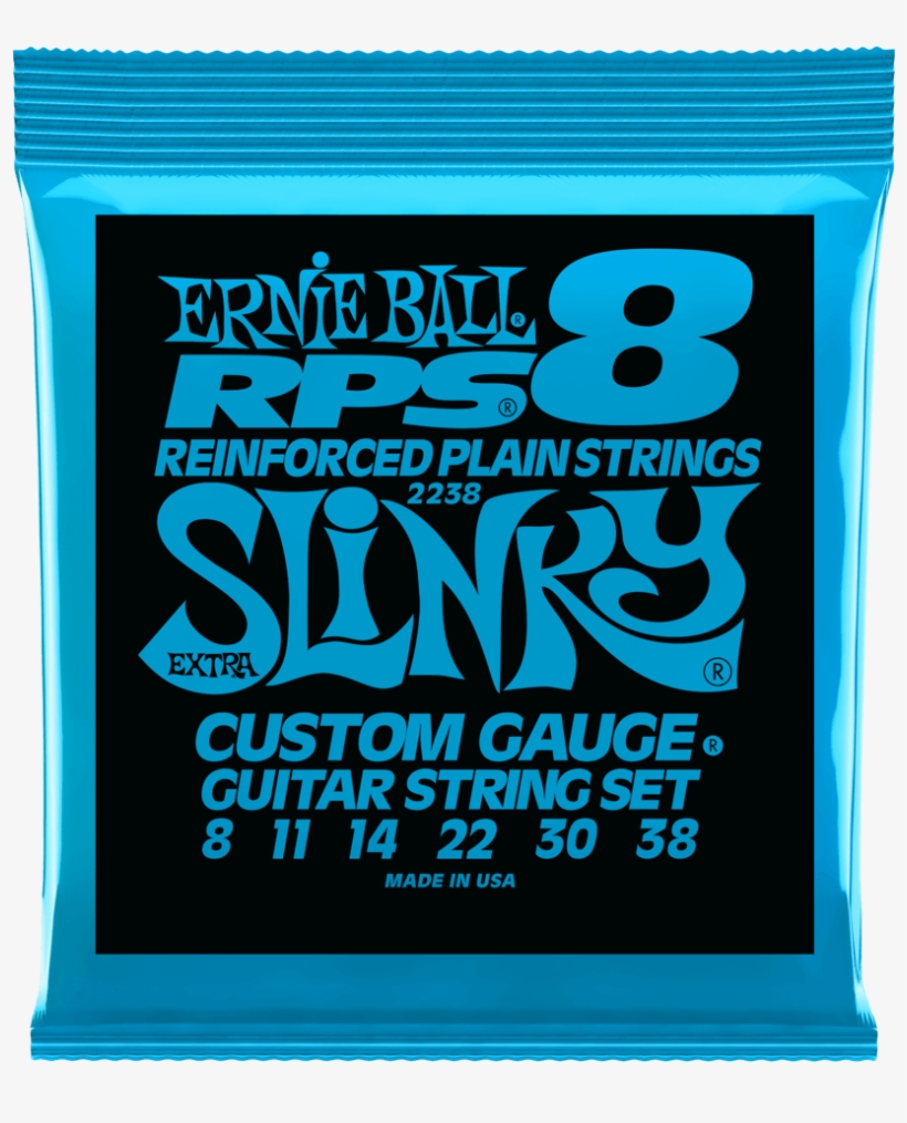 Extra Slinky Rps Nickel Wound Electric Guitar Strings - Ernie Ball Strings 11 50, transparent png #4050569