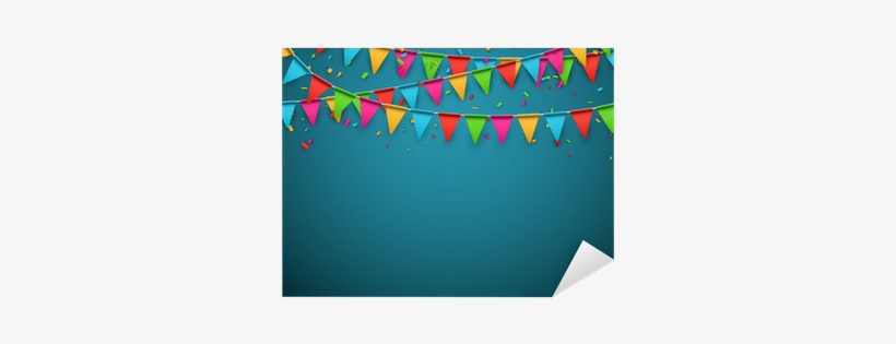 Fondo De Fiesta Con Banderines, transparent png #4051867