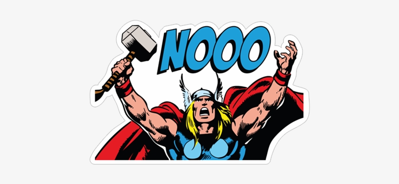 Viber Sticker «marvel Heroes» - Magnet - Marvel - Thor Mighty New Toys Licensed M-mvl-0024, transparent png #4052002