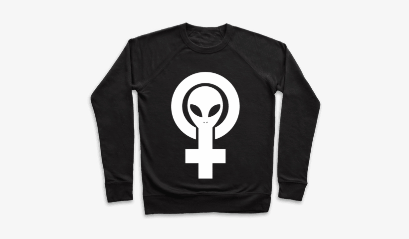 Alien Feminist Symbol Pullover - Pennywise X Mr Babadook, transparent png #4052098