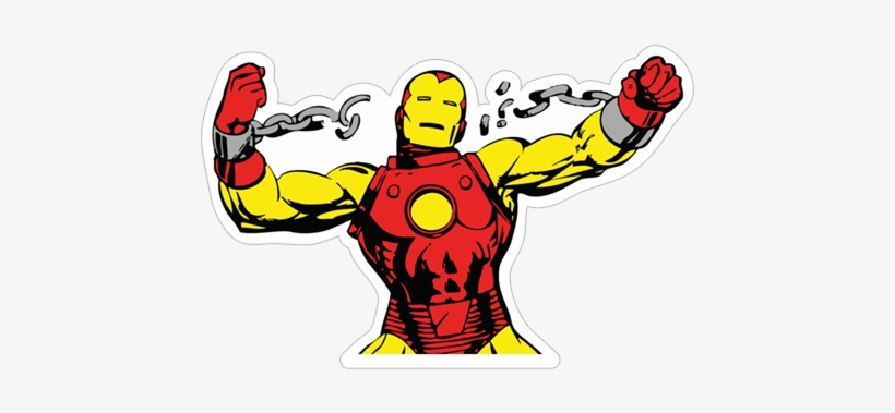 Viber Sticker «marvel Heroes» - Iron Man Birthday Card Marvel, transparent png #4052442
