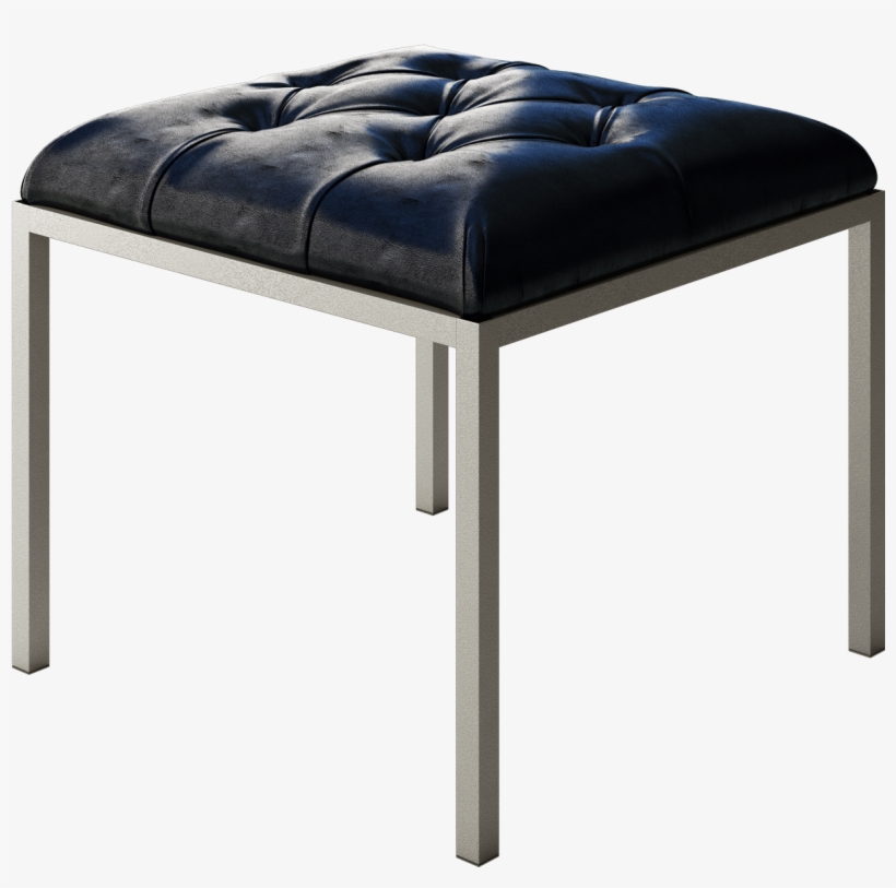 Bnch Blackls Slb Ethan 22 The Short Ethan - Ahumada Glamorous Leather Tufted Vanity Stool Everly, transparent png #4052828