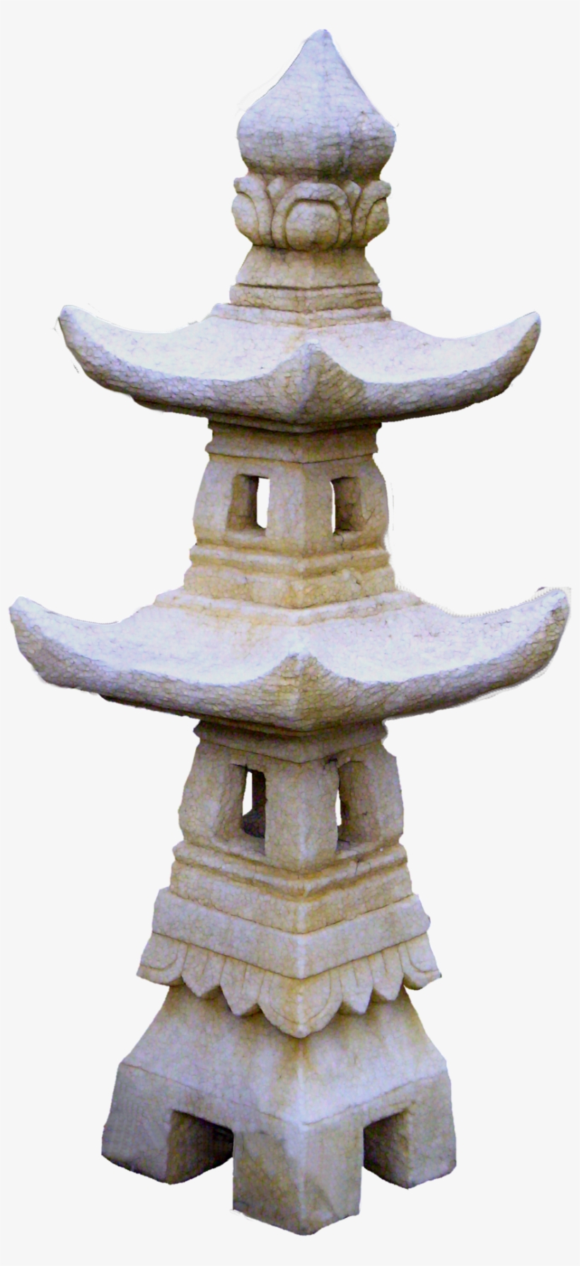 Chinese Stone Garden Lantern Japanese Garden Lanterns, - Pagoda, transparent png #4052915