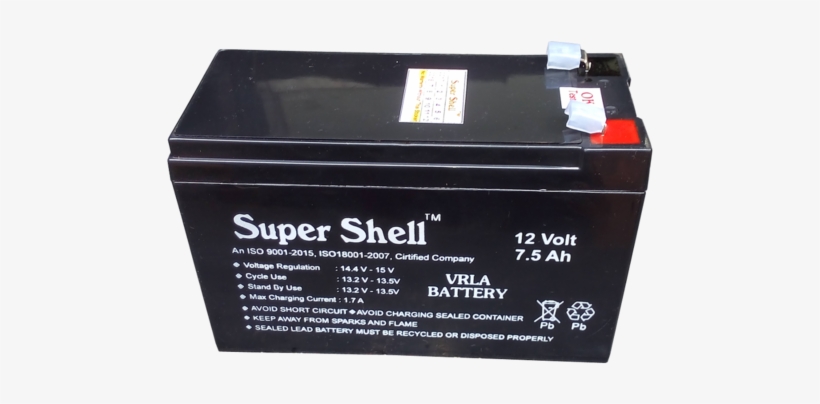 12 Volt - Electric Battery, transparent png #4053010