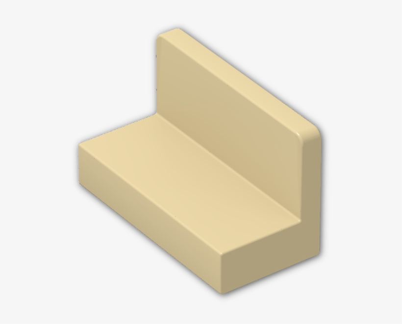 Panel 1 X 2 X 1 With Rounded Corners - Wood, transparent png #4054192