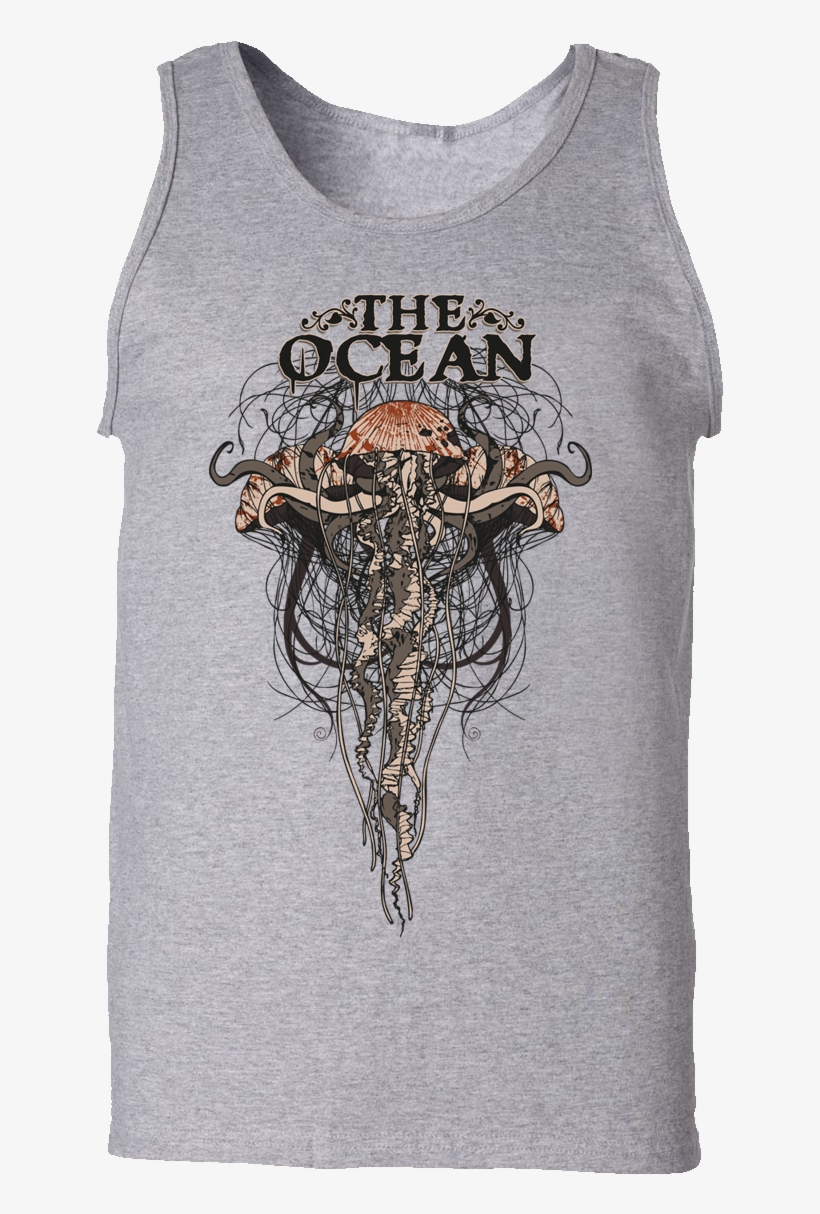 The Ocean Tentacles - Men's Talk Dirty To Me Gray Tank Top Shirt 2 Chainz, transparent png #4054292
