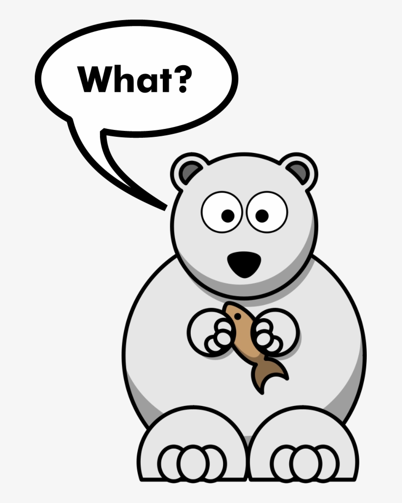 Funny Polar Bear Joke - Bear Drawing Easy Cute, transparent png #4055020