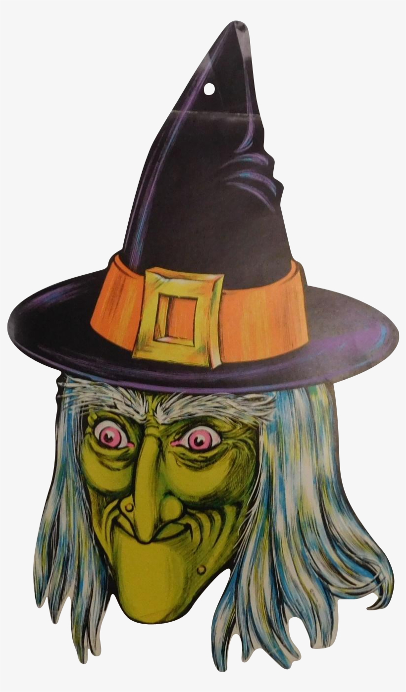 Witch Cardboard Halloween Decoration Beistle Company, transparent png #4055184