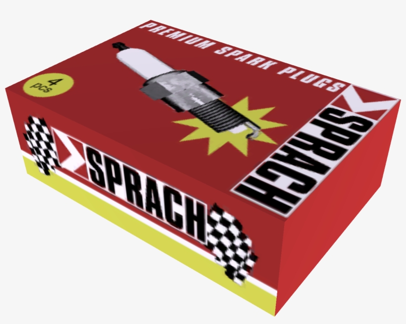 Spark Plug Box - Box, transparent png #4055457