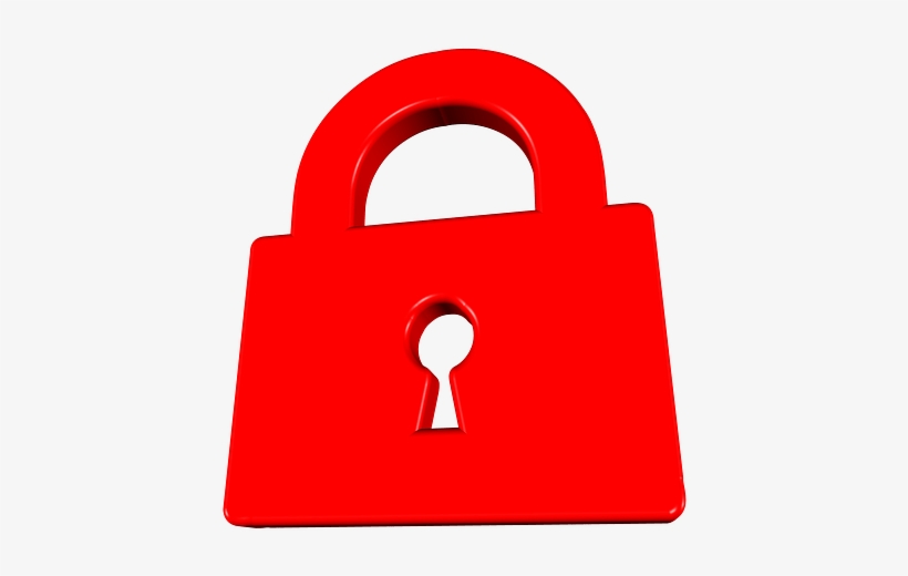 El Candado Rojo De Gmail - Icono Candado Rojo Png, transparent png #4055479