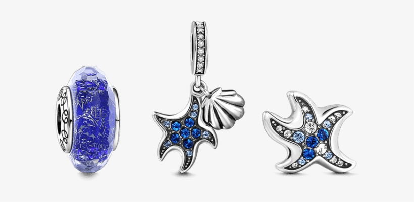 Nature Charms Soufeel Starfish And Shell Charm Set, transparent png #4055556