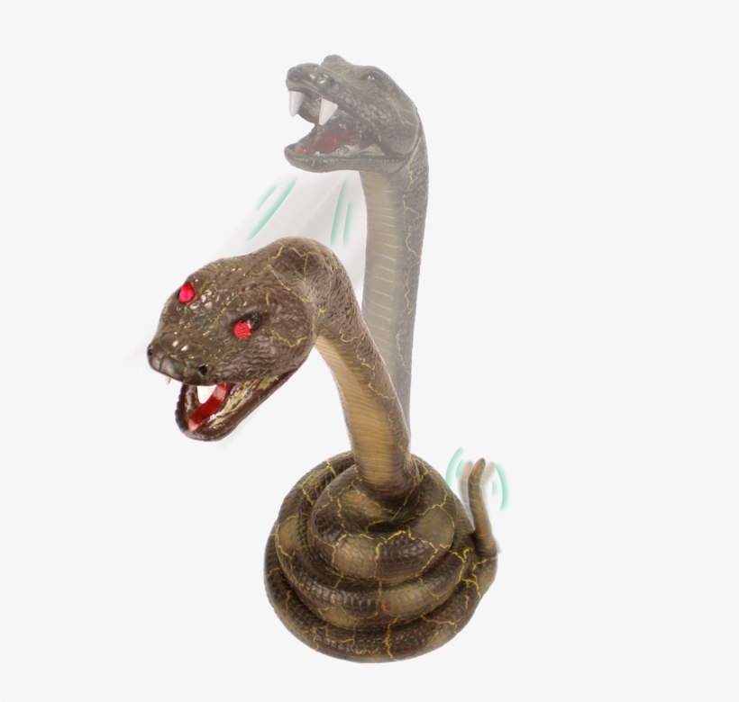 Tekky Toys Halloween Items Use A Motion Sensor - Striking Snake Animated Prop, transparent png #4055604