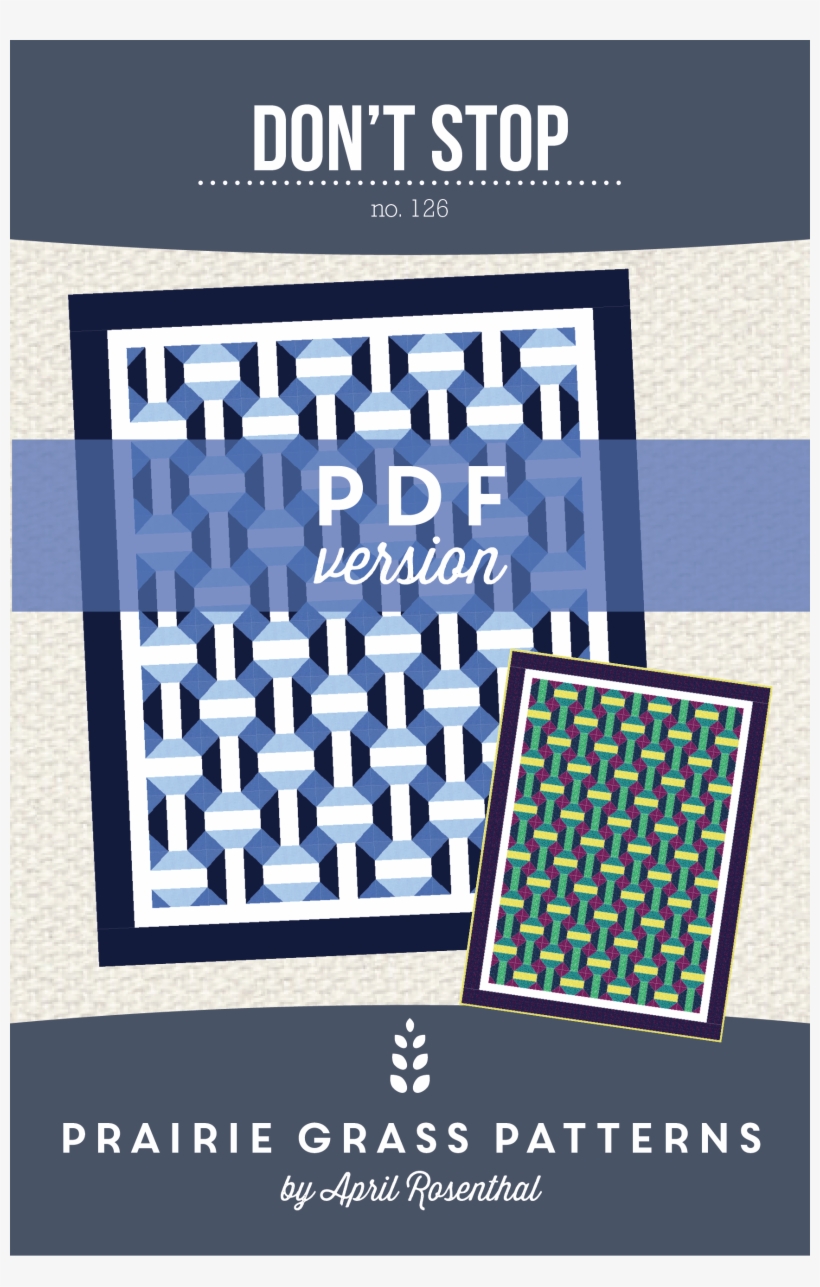 Next Prev Image Of Don't Stop - Quilting, transparent png #4055606