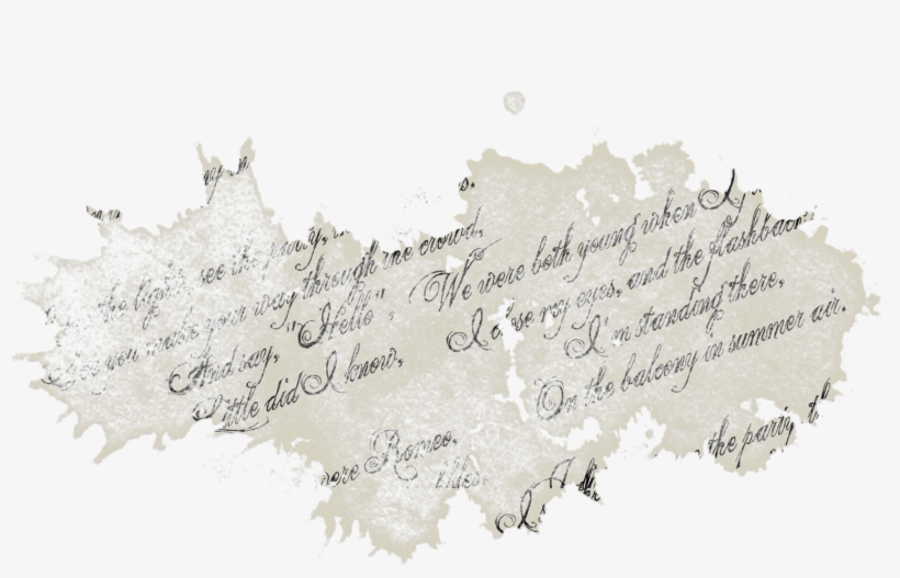 Military Mega White Splotch With Handwriting - Calligraphy, transparent png #4055766