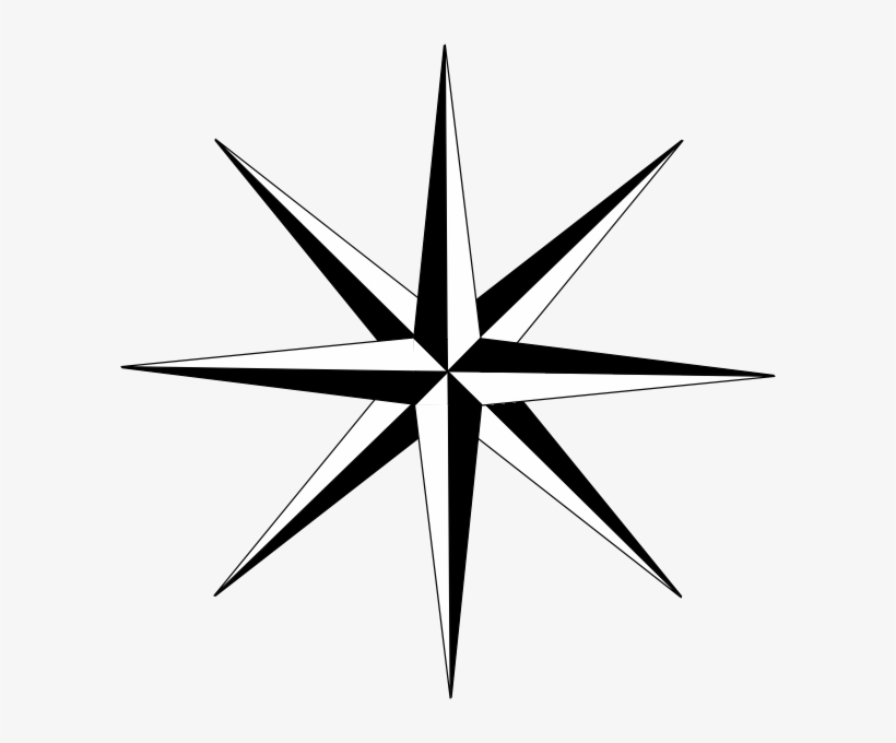8 Point Star Clipart Jpg Stock - 8 Pointed Star Vector, transparent png #4056366