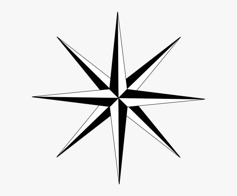 8 Point Star Clipart Jpg Stock - 8 Pointed Star Vector, transparent png #4056366