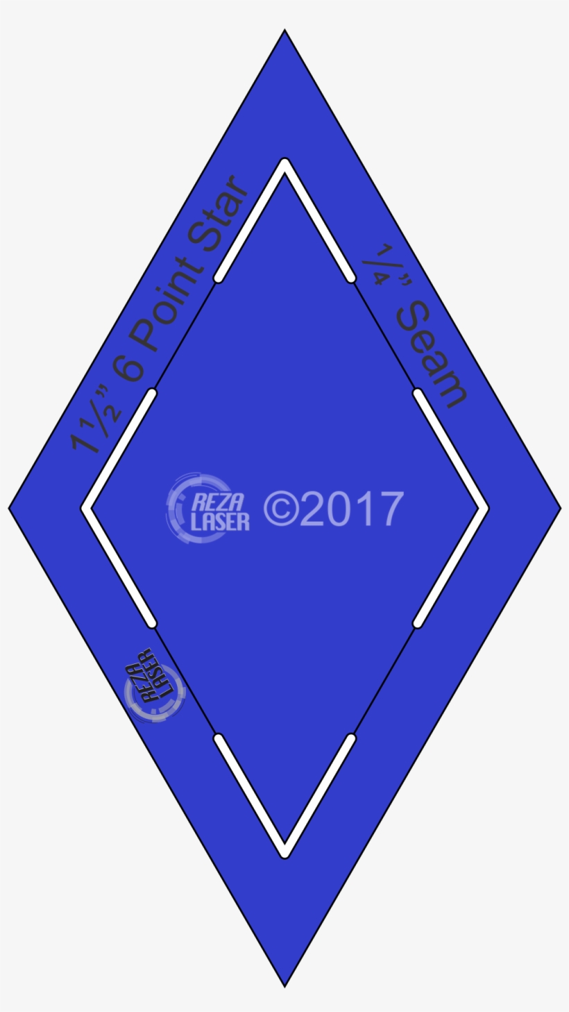 Diamond 6 Point Star - รูป สามเหลี่ยมหน้าจั่ว, transparent png #4056430