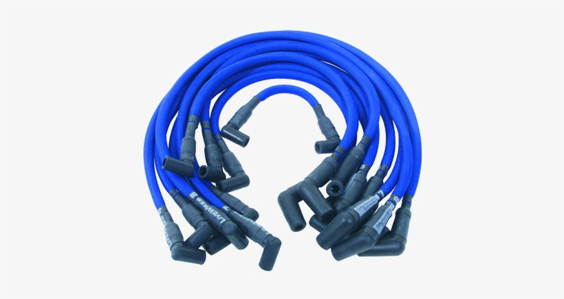 Spark Plug Wire Set 1936-53 Dui383 Blue - Jeep, transparent png #4056512