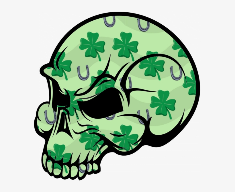 Irish Lucky Skull Yard Sign, transparent png #4056712