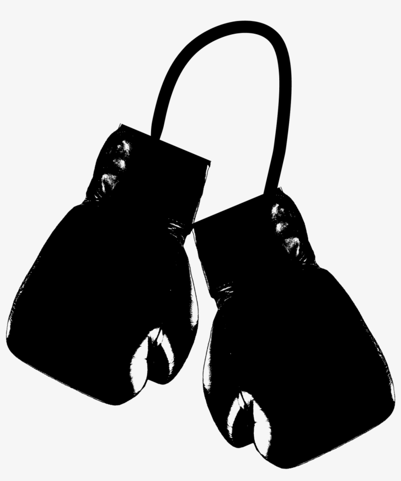 Hanging Boxing Gloves Png Download - Boxing, transparent png #4056770