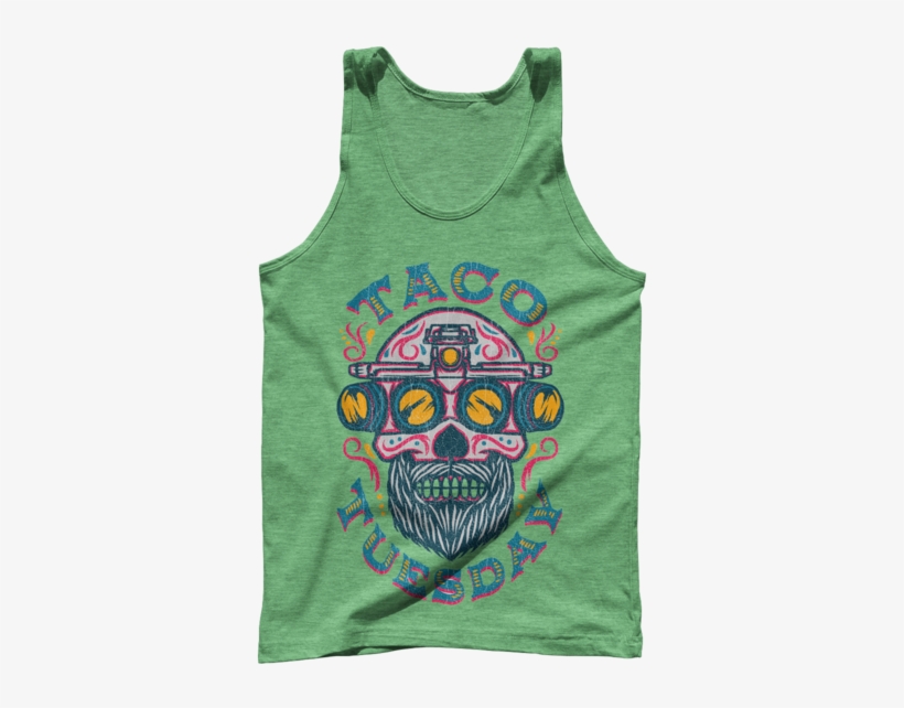 Taco Tuesday Skull - Taco, transparent png #4056789