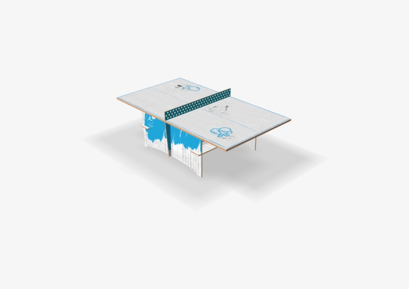 Ping Pong Table - Ping Pong, transparent png #4056982