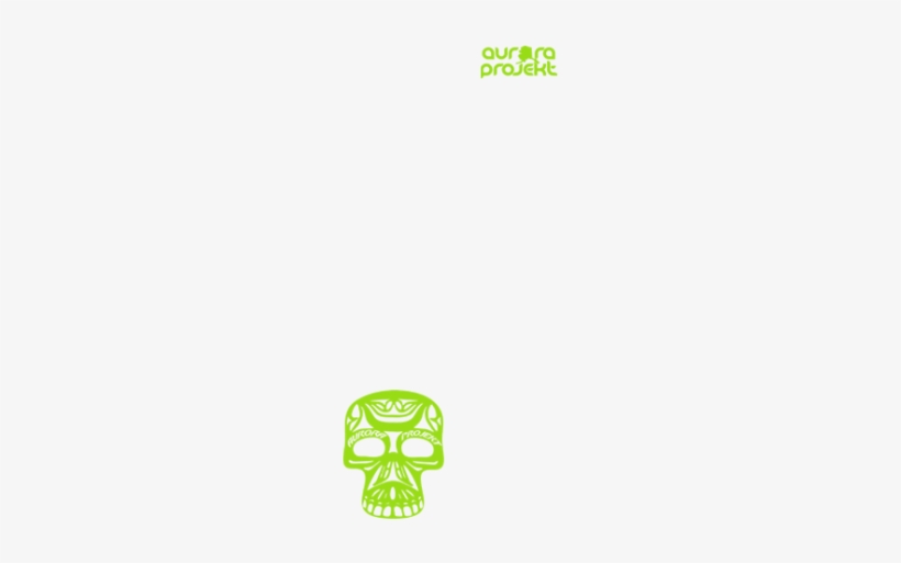 W Skull Lime - Skateboard Deck, transparent png #4057207