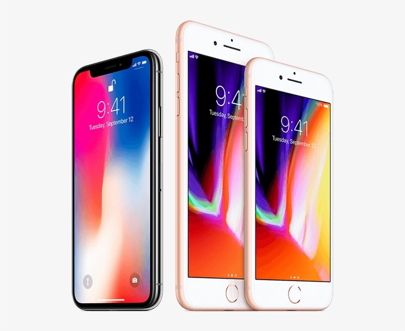 Compare Find The Iphone That's Right For You - Iphone X Bs Iphone 8 Plus, transparent png #4057809