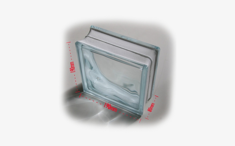 Glass Brick Square Transparent Partition Wall Light - Wall, transparent png #4058161