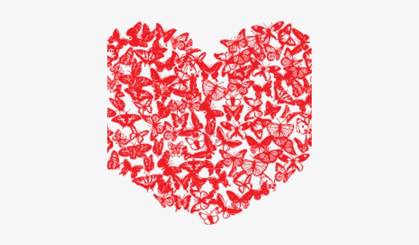 Corazón Mariposa, transparent png #4058248