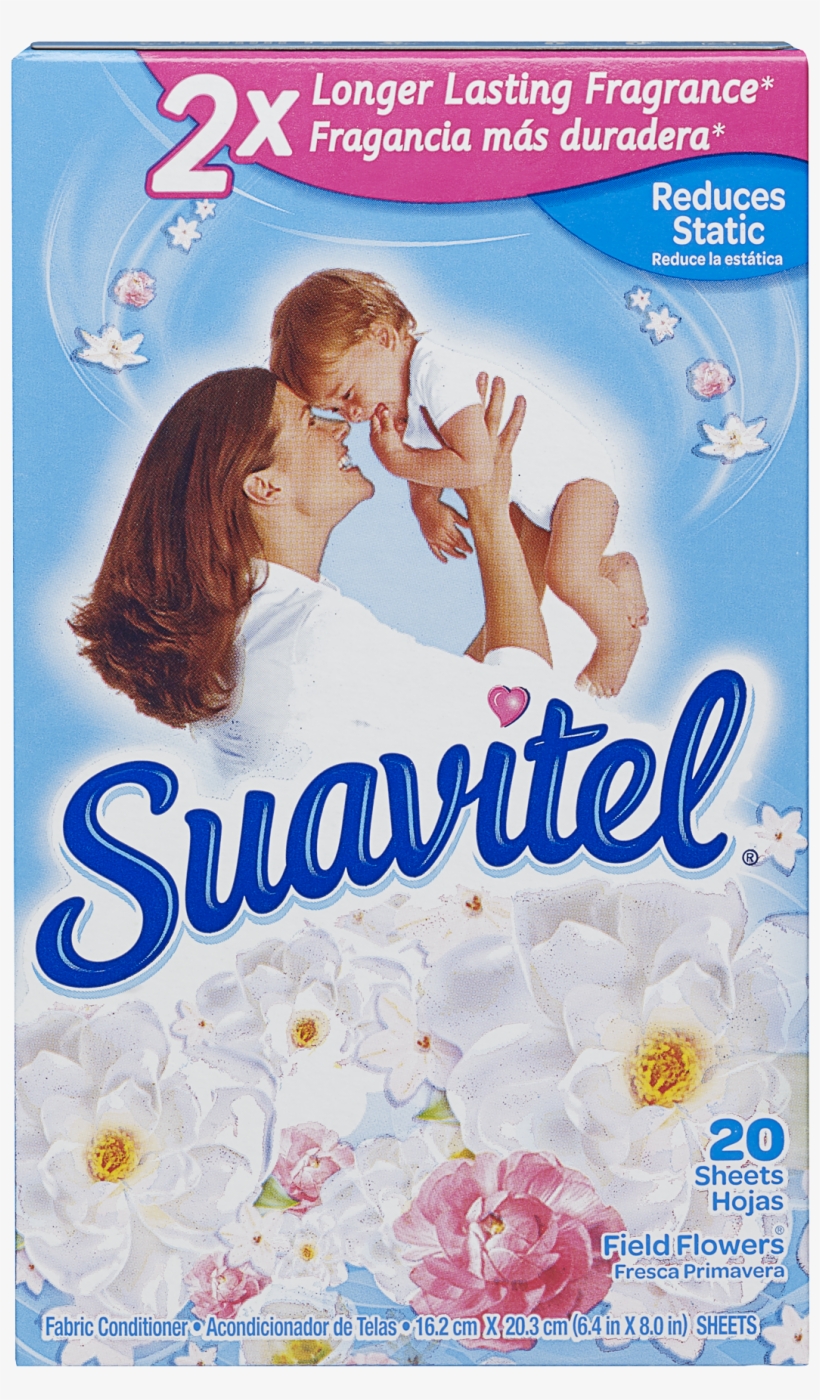 Suavitel Dryer Sheets, Field Flowers - Suavitel Morning Sun, transparent png #4058498