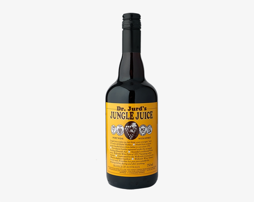 Dr Jurds Jungle Juice, Wollombi Tavern - Jungle Juice Alcohol Bottle, transparent png #4058594
