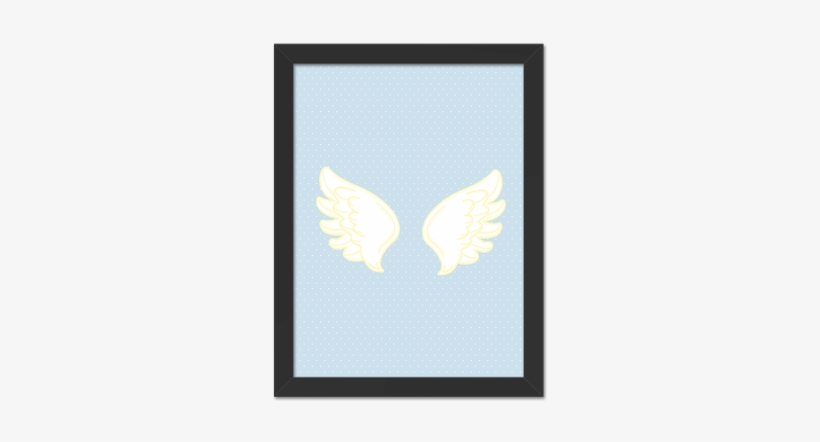 Quadro Asas Azul - Angel, transparent png #4058683