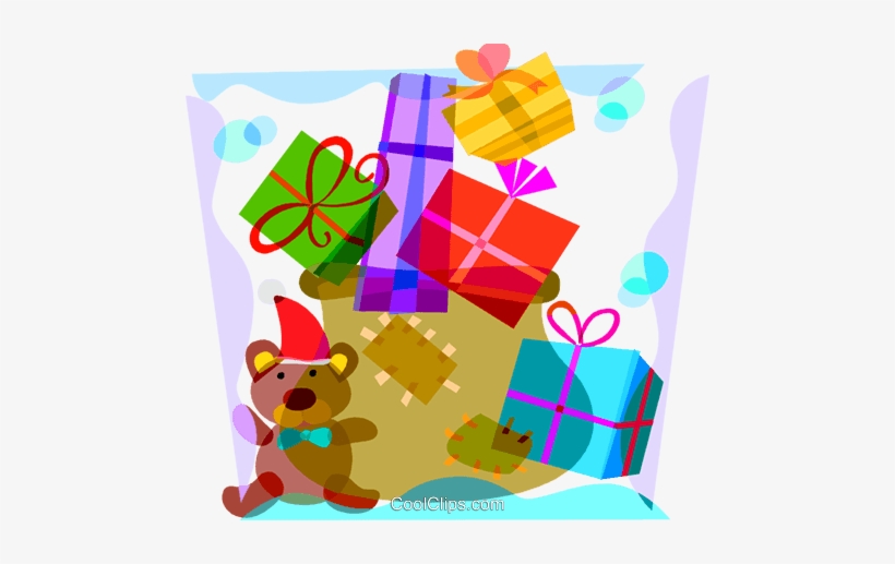 Pile Of Christmas Gifts Royalty Free Vector Clip Art, transparent png #4058739