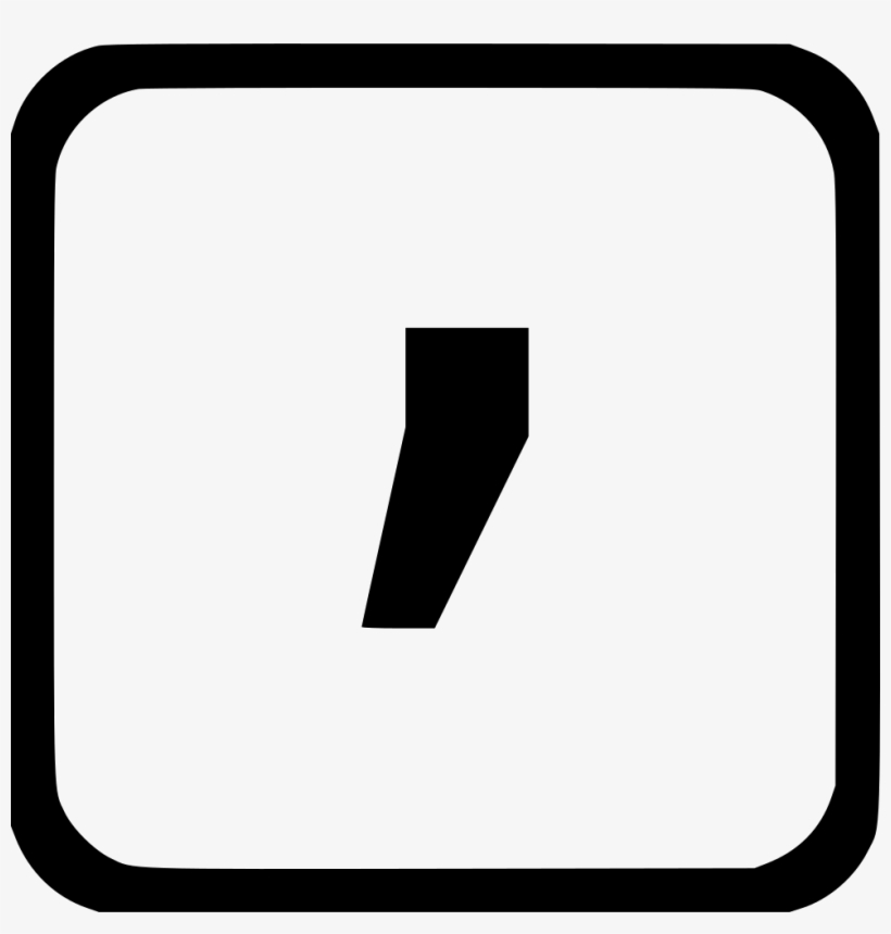Comma Sign Key Comments - Caps Lock Png, transparent png #4058741