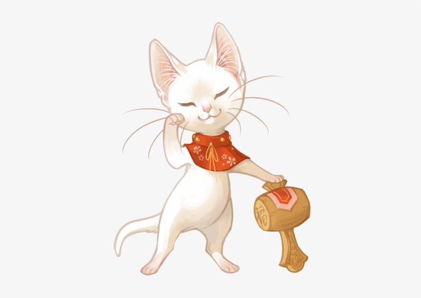 Japanese Lucky Cats From Mewitti Cat, Japanese, Lucky - Japanese Lucky Cat Art, transparent png #4059611